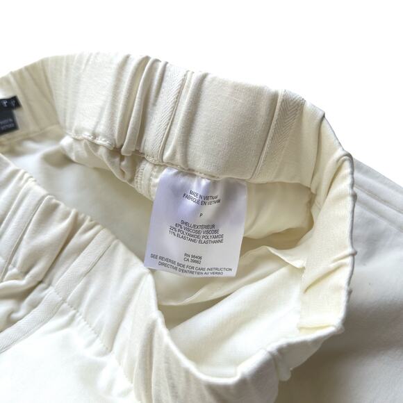 Theory Kleon B Off White Womens Pants Size P EUC E0526210 - Picture 7 of 9